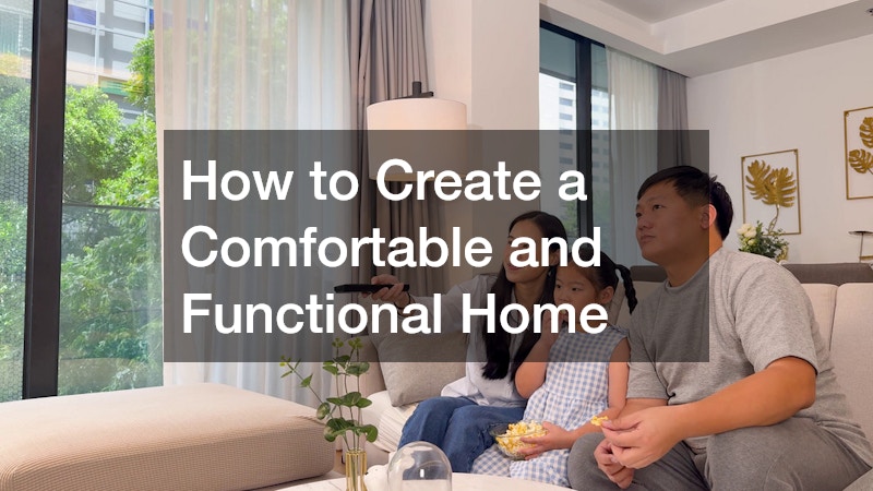 How to Create a Comfortable and Functional Home